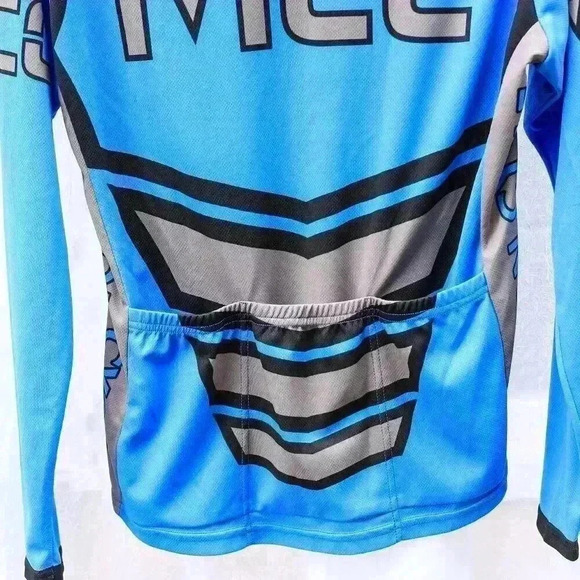 Champ-Sys Monson Cycle Size Large long sleeve mock neck full zip cycling shirt - Picture 3 of 11